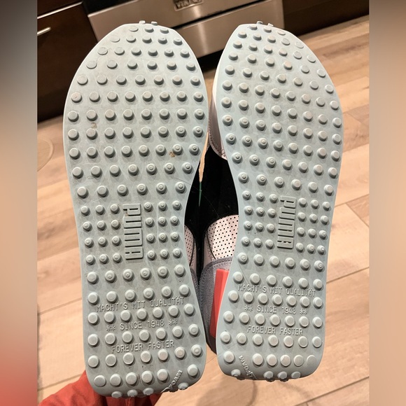 Puma White and Yellow Athletic Shoes - Picture 5 of 6